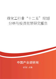煤化工行業(yè)“十二五”規(guī)劃分析與投資前景研究報告