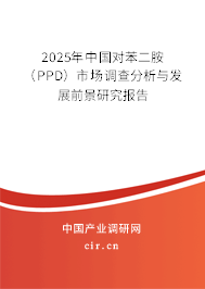 2025年中國對苯二胺（PPD）市場調(diào)查分析與發(fā)展前景研究報告
