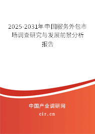 2025-2031年中國服務(wù)外包市場調(diào)查研究與發(fā)展前景分析報告
