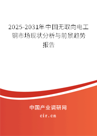 2025-2031年中國(guó)無(wú)取向電工鋼市場(chǎng)現(xiàn)狀分析與前景趨勢(shì)報(bào)告
