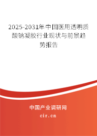 2025-2031年中國醫(yī)用透明質(zhì)酸鈉凝膠行業(yè)現(xiàn)狀與前景趨勢報告