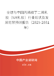 全球與中國丙烯腈丁二烯乳膠（NR乳膠）行業(yè)現(xiàn)狀及發(fā)展前景預(yù)測報(bào)告（2025-2031年）