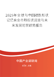 2025年全球與中國磁性形狀記憶合金市場現(xiàn)狀調(diào)查與未來發(fā)展前景趨勢報告