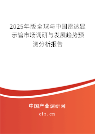 2025年版全球與中國(guó)雷達(dá)顯示管市場(chǎng)調(diào)研與發(fā)展趨勢(shì)預(yù)測(cè)分析報(bào)告