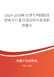 2024-2030年全球與中國銅線鍵合IC行業(yè)深度調研與發(fā)展趨勢報告