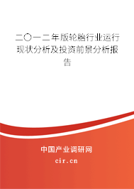 二〇一二年版輪胎行業(yè)運(yùn)行現(xiàn)狀分析及投資前景分析報(bào)告