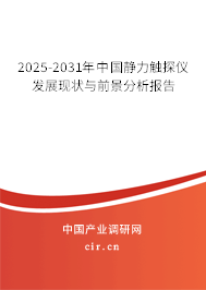 2025-2031年中國靜力觸探儀發(fā)展現(xiàn)狀與前景分析報(bào)告