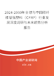2024-2030年全球與中國碳纖維增強塑料（CFRP）行業(yè)發(fā)展深度調研與未來趨勢分析報告