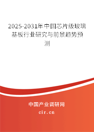 2025-2031年中國(guó)芯片級(jí)玻璃基板行業(yè)研究與前景趨勢(shì)預(yù)測(cè)