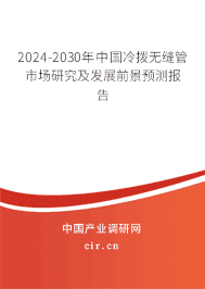 2023-2029年中國冷撥無縫管市場研究及發(fā)展前景預(yù)測報(bào)告