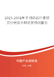 2025-2031年手機飾品行業(yè)研究分析及市場前景預測報告