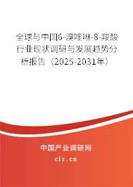 全球與中國6-溴喹啉-8-羧酸行業(yè)現(xiàn)狀調(diào)研與發(fā)展趨勢分析報(bào)告（2025-2031年）