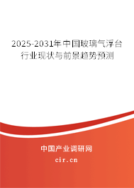 2025-2031年中國(guó)玻璃氣浮臺(tái)行業(yè)現(xiàn)狀與前景趨勢(shì)預(yù)測(cè)