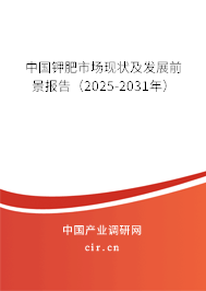 中國鉀肥市場現(xiàn)狀及發(fā)展前景報告（2025-2031年）