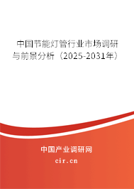 中國節(jié)能燈管行業(yè)市場調(diào)研與前景分析（2025-2031年）