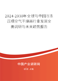 2024-2030年全球與中國冷凍壓縮空氣干燥器行業(yè)發(fā)展全面調(diào)研與未來趨勢報告