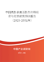 中國兩性表面活性劑市場(chǎng)現(xiàn)狀與前景趨勢(shì)預(yù)測(cè)報(bào)告（2025-2031年）