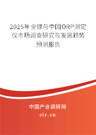 2025年全球與中國ORP測定儀市場調(diào)查研究與發(fā)展趨勢預測報告