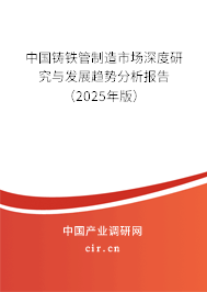 中國鑄鐵管制造市場深度研究與發(fā)展趨勢分析報告（2025年版）