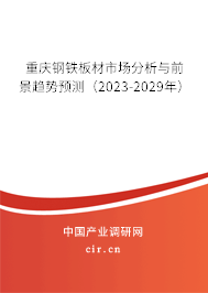 重慶鋼鐵板材市場分析與前景趨勢預(yù)測（2023-2029年）