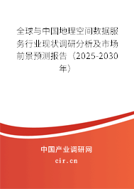 全球與中國地理空間數(shù)據(jù)服務(wù)行業(yè)現(xiàn)狀調(diào)研分析及市場前景預(yù)測報(bào)告（2025-2030年）