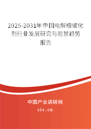 2025-2031年中國(guó)電解槽催化劑行業(yè)發(fā)展研究與前景趨勢(shì)報(bào)告