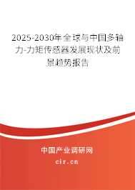 2025-2030年全球與中國(guó)多軸力-力矩傳感器發(fā)展現(xiàn)狀及前景趨勢(shì)報(bào)告