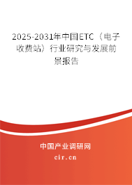 2025-2031年中國(guó)ETC（電子收費(fèi)站）行業(yè)研究與發(fā)展前景報(bào)告