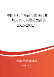 中國摩托車用品與附件行業(yè)市場分析與前景趨勢報告（2025-2031年）