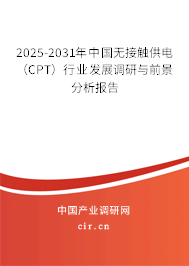 2025-2031年中國無接觸供電（CPT）行業(yè)發(fā)展調(diào)研與前景分析報(bào)告