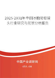 2025-2031年中國冰糖葡萄罐頭行業(yè)研究與前景分析報告