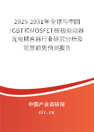 2025-2031年全球與中國IGBT和MOSFET柵極驅(qū)動(dòng)器光電耦合器行業(yè)研究分析及前景趨勢預(yù)測報(bào)告