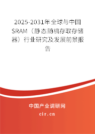 2025-2031年全球與中國(guó)SRAM（靜態(tài)隨機(jī)存取存儲(chǔ)器）行業(yè)研究及發(fā)展前景報(bào)告