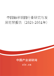 中國軸承鋼圓行業(yè)研究與發(fā)展前景報告（2025-2031年）