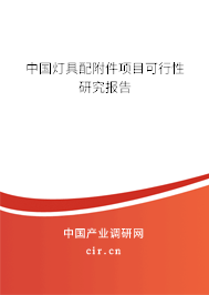 中國燈具配附件項目可行性研究報告