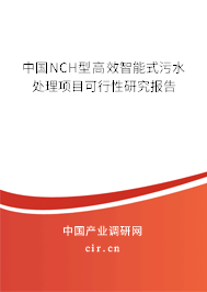 中國NCH型高效智能式污水處理項目可行性研究報告