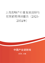 上海房地產(chǎn)行業(yè)發(fā)展調(diào)研與前景趨勢(shì)預(yù)測(cè)報(bào)告（2025-2031年）