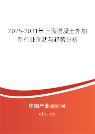 2025-2031年上海混凝土外加劑行業(yè)現(xiàn)狀與趨勢(shì)分析