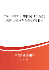 2025-2031年中國(guó)網(wǎng)球產(chǎn)品發(fā)展現(xiàn)狀分析與前景趨勢(shì)報(bào)告