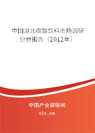 中國(guó)湖北碳酸飲料市場(chǎng)調(diào)研分析報(bào)告（2012年）