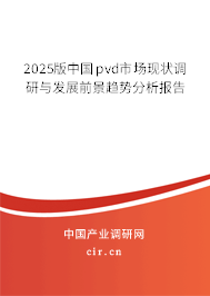 2025版中國pvd市場現(xiàn)狀調(diào)研與發(fā)展前景趨勢分析報告