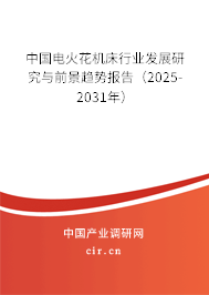 中國電火花機床行業(yè)發(fā)展研究與前景趨勢報告（2025-2031年）