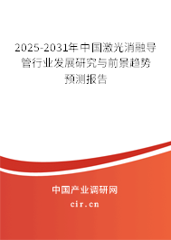 2025-2031年中國激光消融導(dǎo)管行業(yè)發(fā)展研究與前景趨勢預(yù)測報告