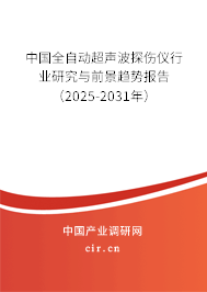 中國(guó)全自動(dòng)超聲波探傷儀行業(yè)研究與前景趨勢(shì)報(bào)告（2025-2031年）