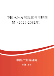 中國水冰發(fā)展現(xiàn)狀與市場前景（2025-2031年）