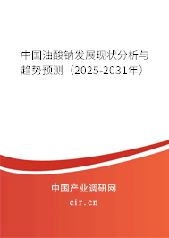中國油酸鈉發(fā)展現(xiàn)狀分析與趨勢預測（2025-2031年）