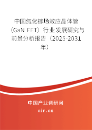 中國氮化鎵場效應晶體管（GaN FET）行業(yè)發(fā)展研究與前景分析報告（2025-2031年）