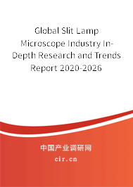 Global Slit Lamp Microscope Industry In-Depth Research and Trends Report 2020-2026
