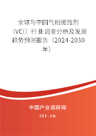 全球與中國(guó)氣相緩蝕劑（VCI）行業(yè)調(diào)查分析及發(fā)展趨勢(shì)預(yù)測(cè)報(bào)告（2024-2030年）
