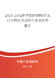 2025-2031年中國(guó)熱陰極熒光燈市場(chǎng)現(xiàn)狀調(diào)研與發(fā)展前景報(bào)告